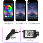 Araç Fiber LED Şerit