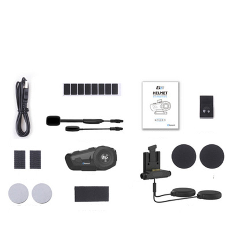 Bluetooth Kask Interkom – Çift Yönlü Görüşme & Müzik