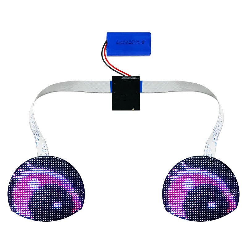 LED Şeytan Gözlü Akıllı Reklam Sırt Çantası