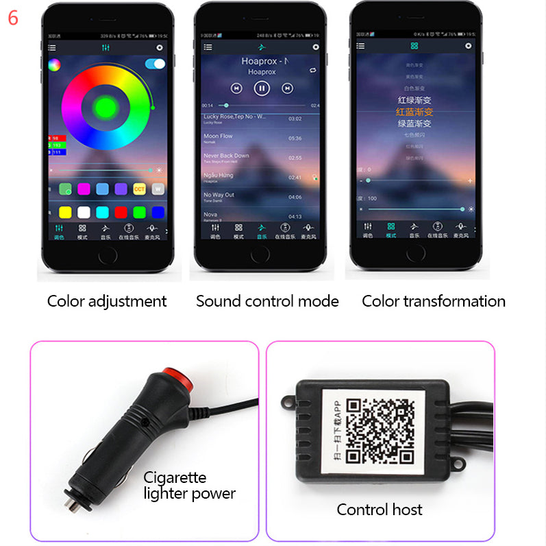 Araç Fiber LED Şerit