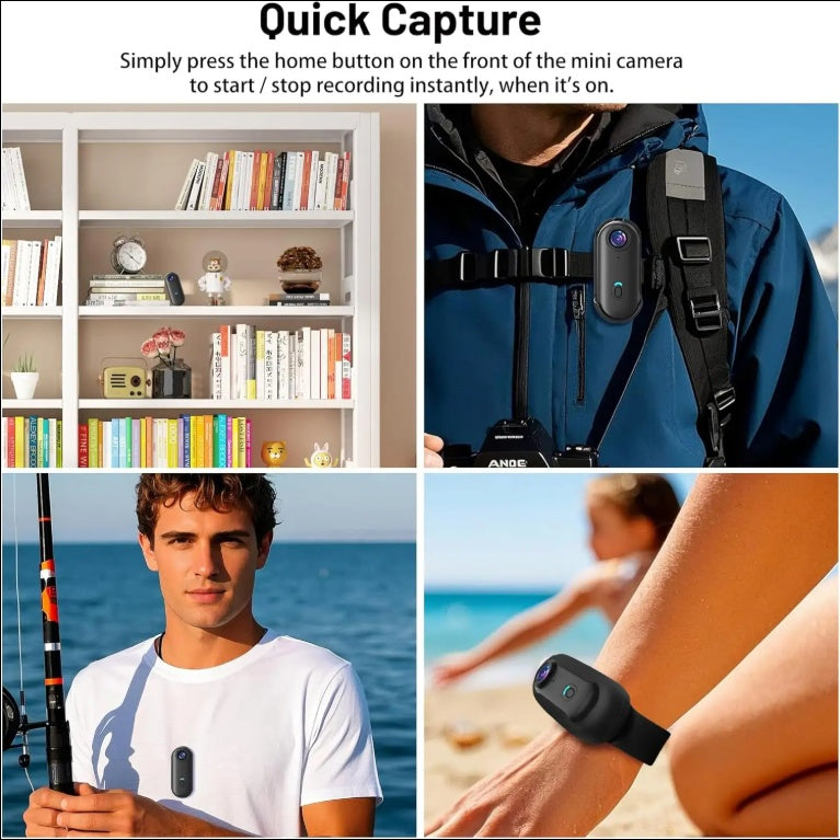 128GB FHD 1080P Mini Gövde POV Kamera