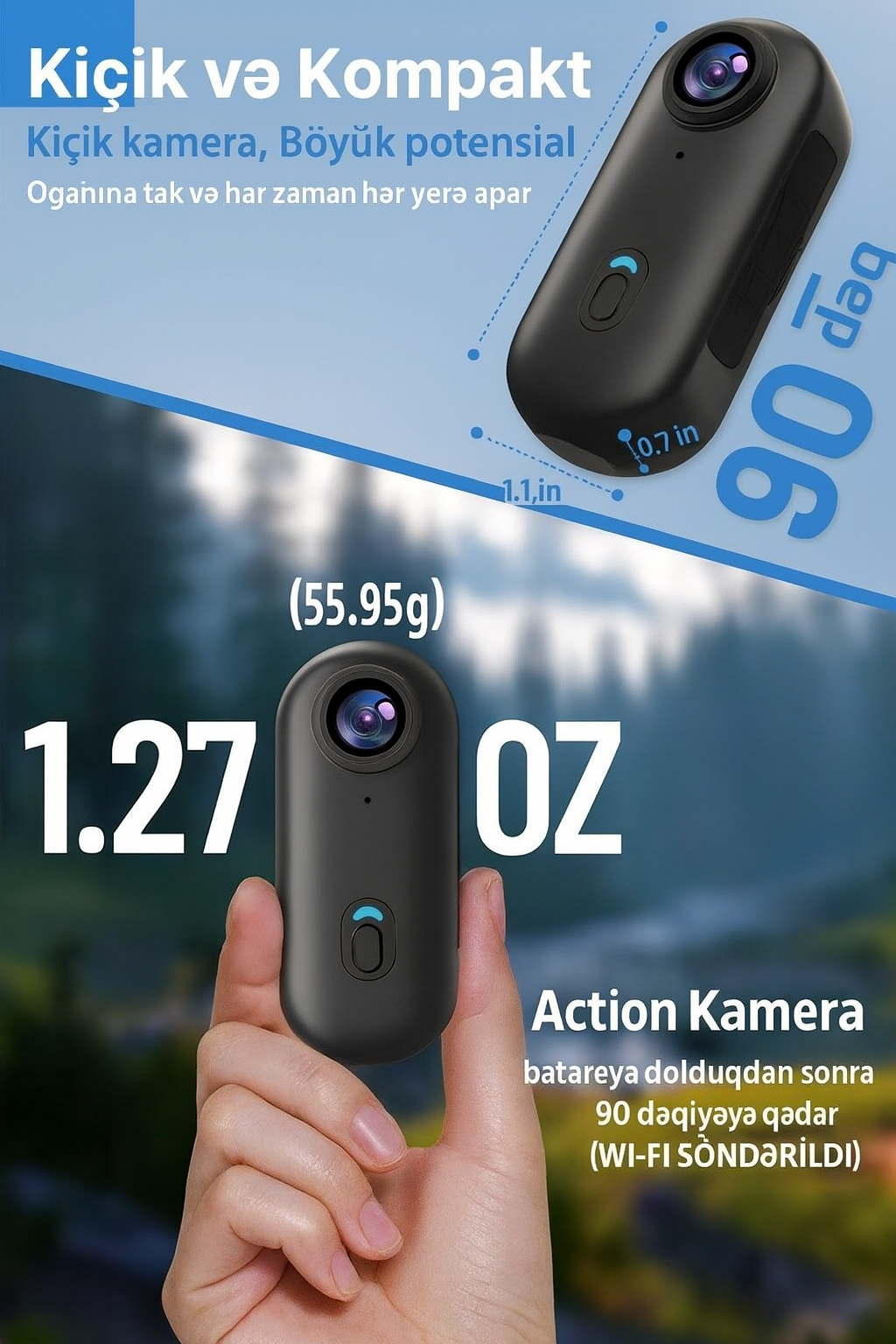 MiniPro Body Cam – 4K | 128GB