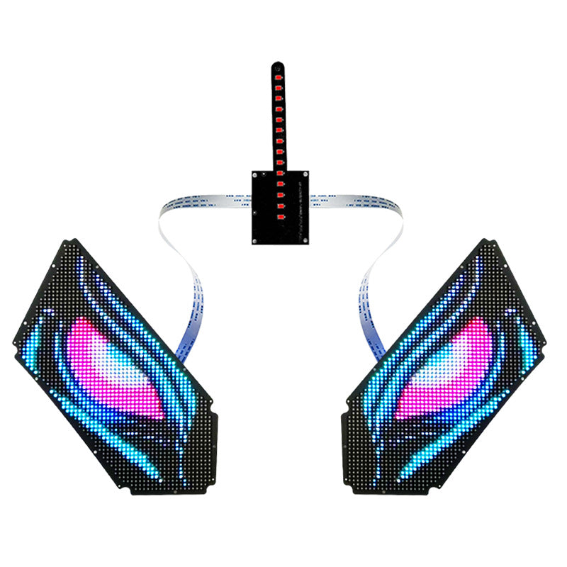 LED Şeytan Gözlü Akıllı Reklam Sırt Çantası