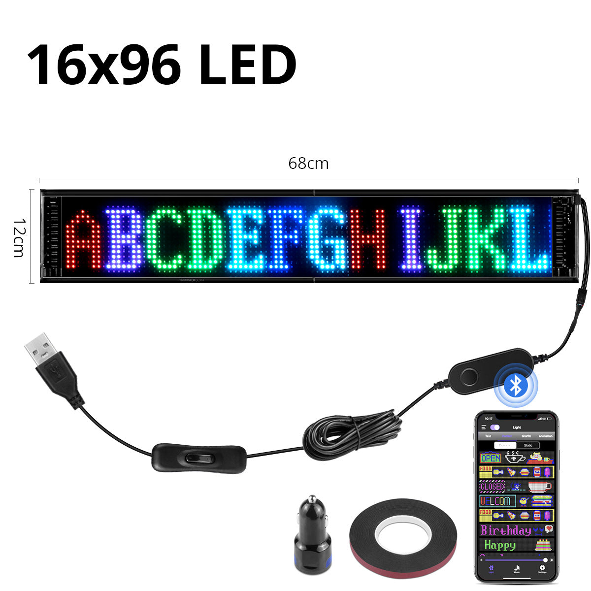 USB LED Pixel Matrix Soft Panel