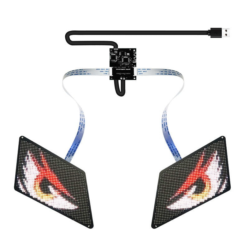 LED Şeytan Gözlü Akıllı Reklam Sırt Çantası