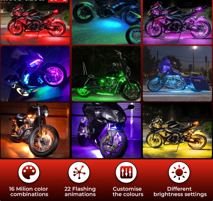 Moto LED Işık Kiti