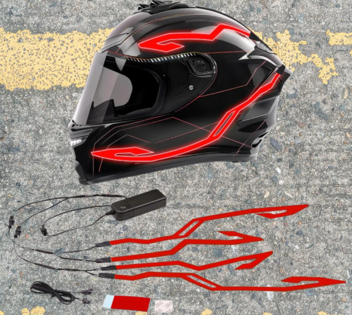 Moto Kask Işık Şeridi